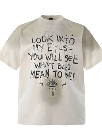 Men's Letter Graphic Short Sleeve T-Shirt