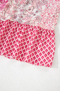 Printed Tassel Drawstring High Waist Maxi Skirt