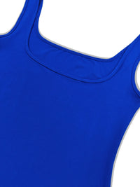 Square Neck Bodycon Mini Tank Dress