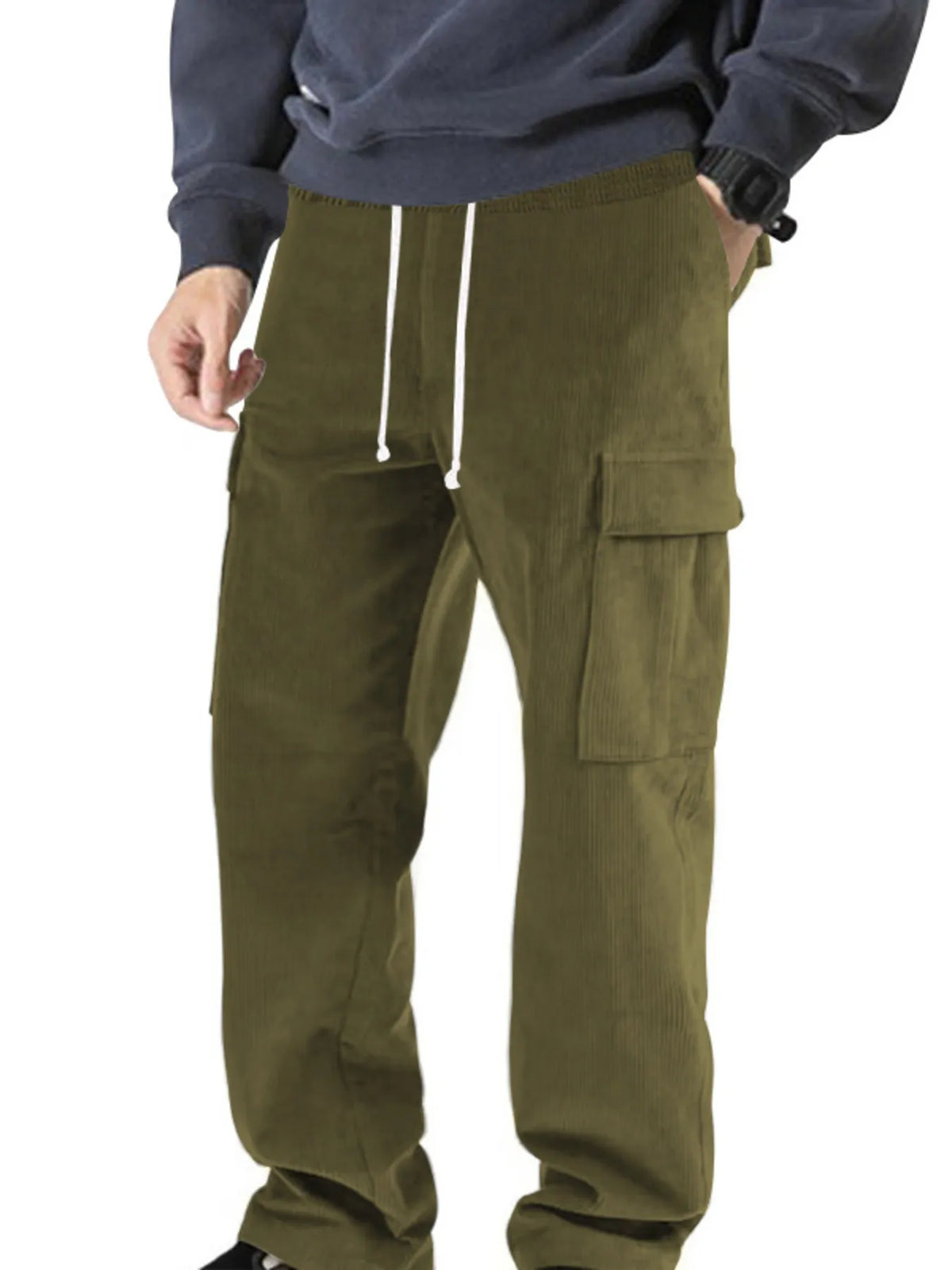 Men's Full Size Drawstring Jogger Pants Plus Size