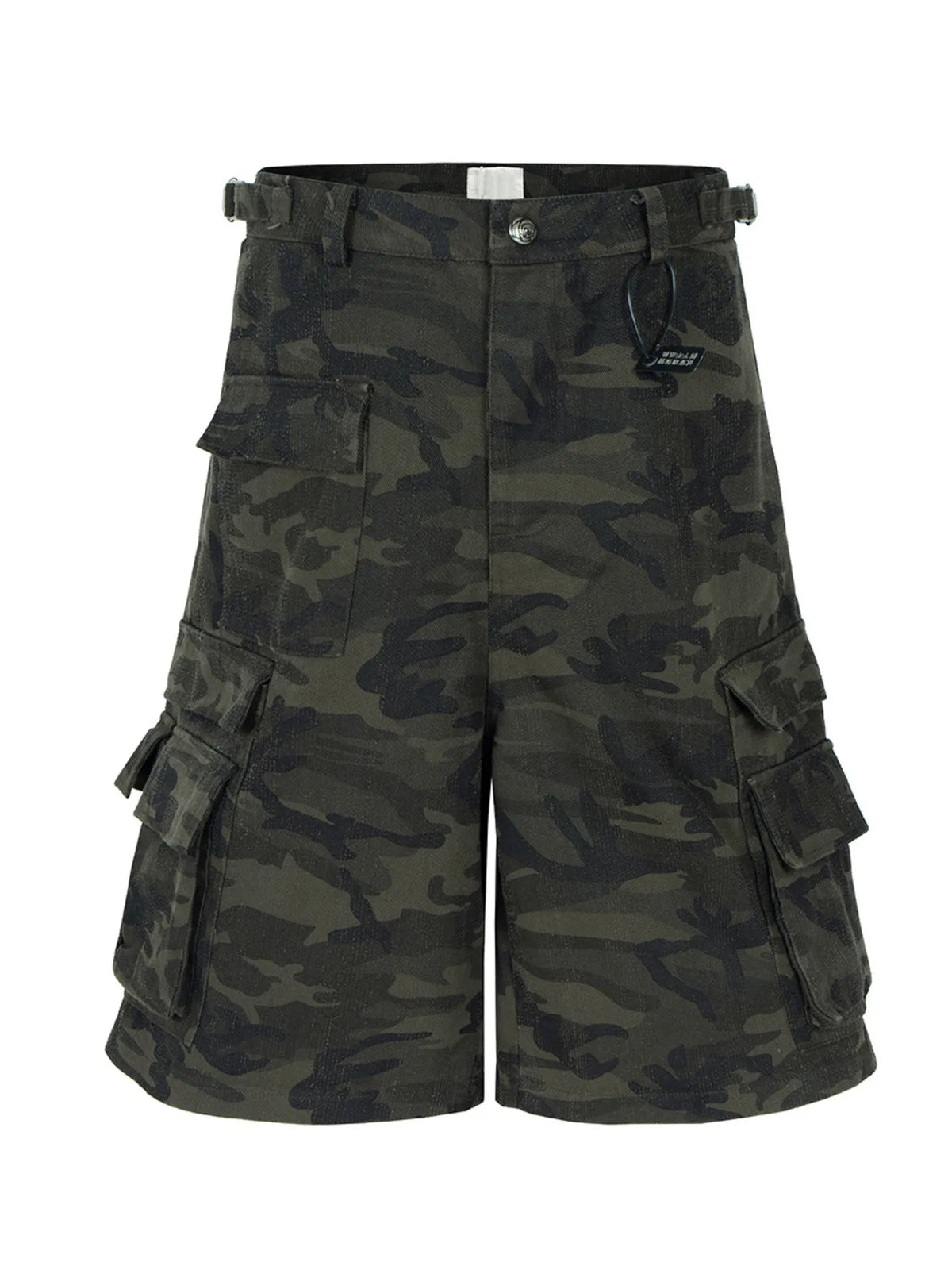 Men's Camouflage Cargo Denim Shorts