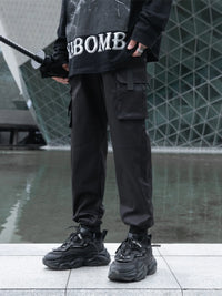 Men's Plus Size Cargo Jogger Pants with Multi Pockets