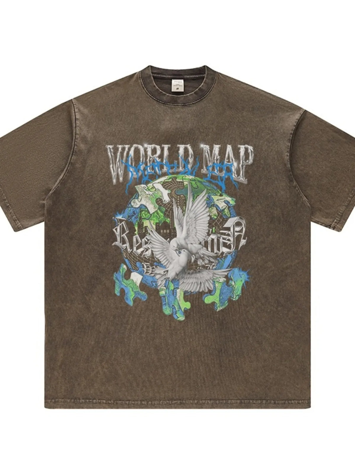 Men's Graphic Round Neck Short Sleeve T-Shirt