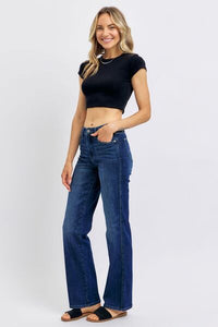 Judy Blue Full Size Tummy Control Straight Jeans Plus Size
