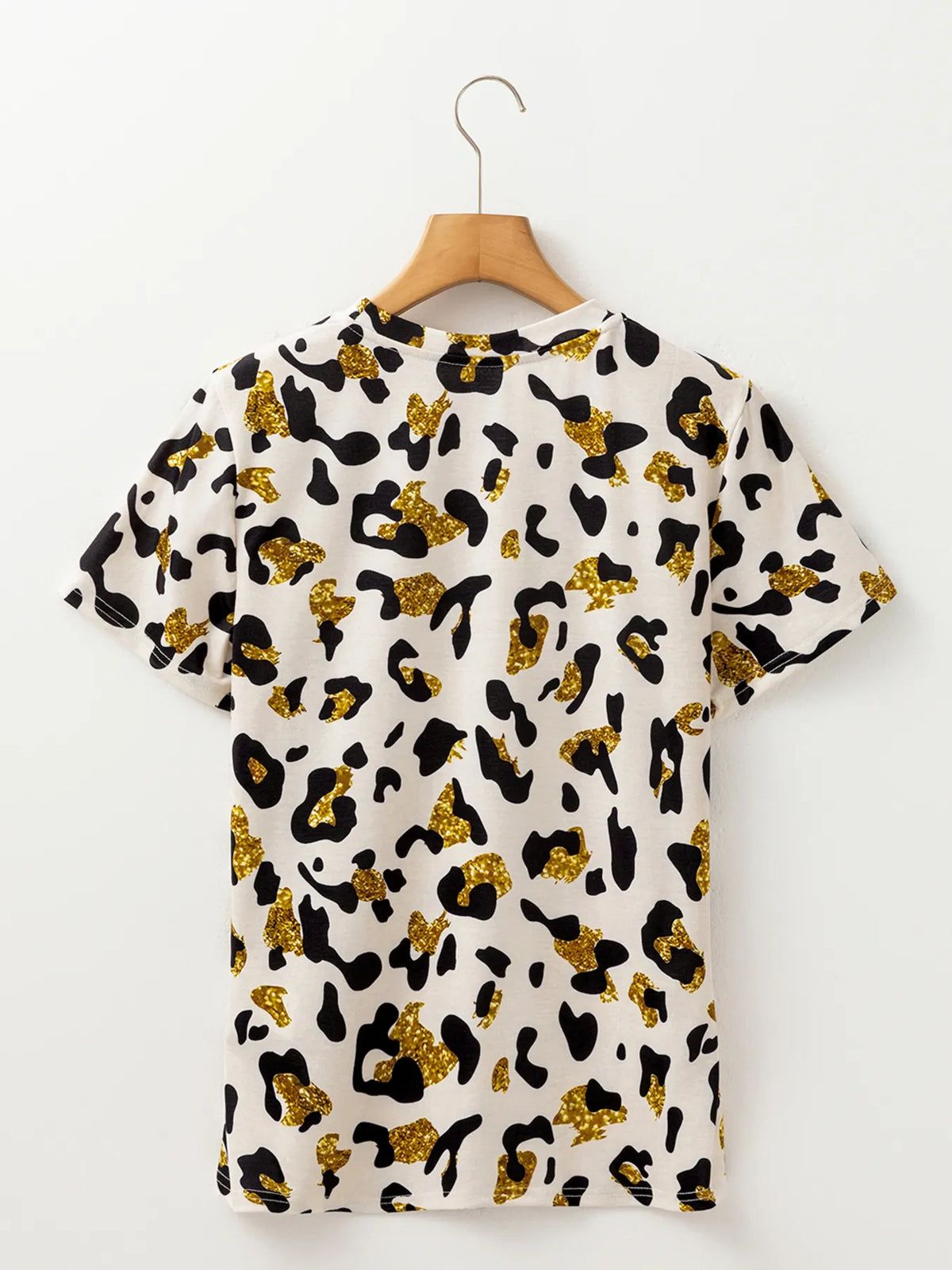 Leopard Print Short Sleeve T-Shirt
