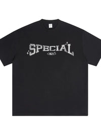 Men's Letter Graphic Round Neck Short Sleeve T-Shirt