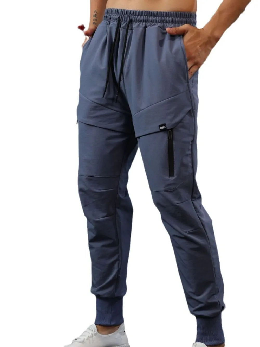 Men's Drawstring Joggers with Pockets