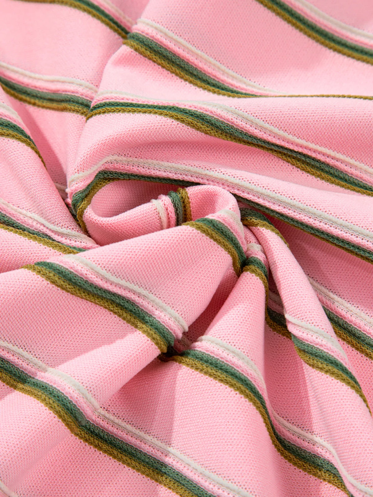 Striped Casual V-Neck T-Shirt