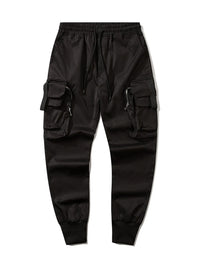 Men's Cargo Joggers with Multi-Pockets