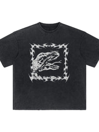 Men's Graphic Round Neck Half Sleeve T-Shirt