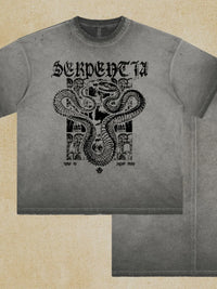 Men's Graphic Round Neck Half Sleeve T-Shirt