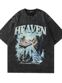 Men's Graphic Oversized Round Neck T-Shirt