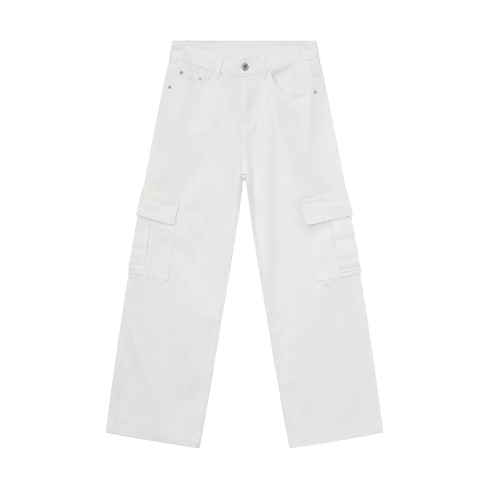 Wide Leg Cargo Jeans