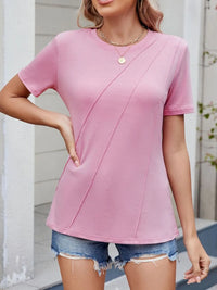 Round Neck Short Sleeve T-Shirt