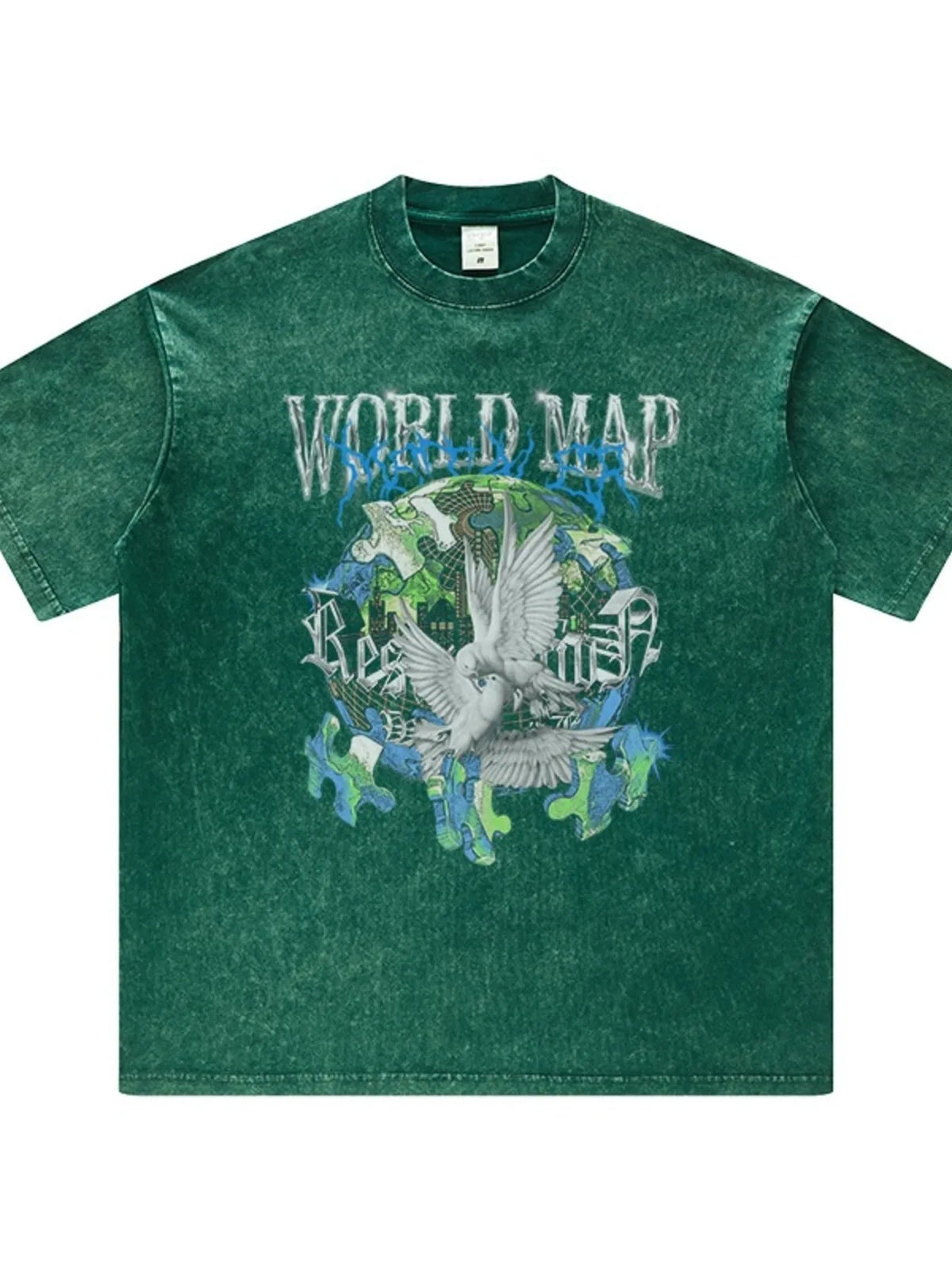 Men's Graphic Round Neck Short Sleeve T-Shirt