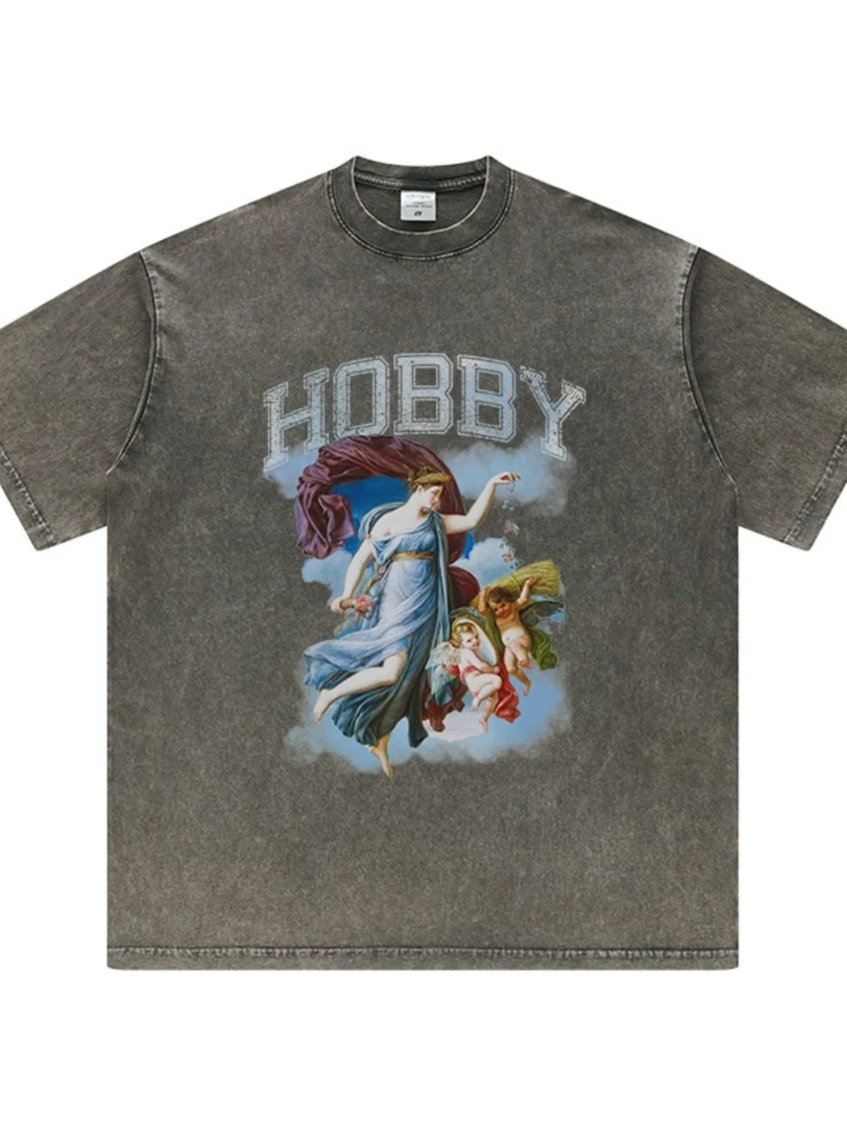 Men's Graphic Round Neck Short Sleeve T-Shirt