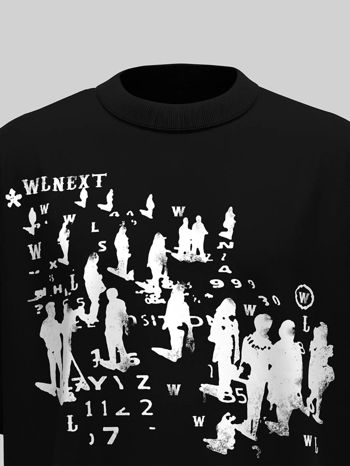 Men's Graphic Round Neck Short Sleeve T-Shirt