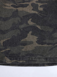 Men's Camouflage Denim Cargo Shorts