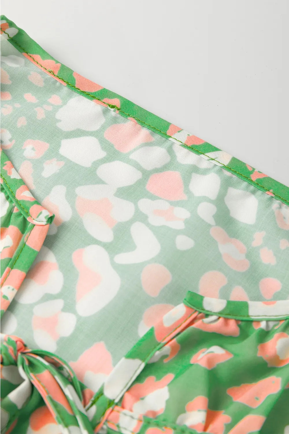 Floral Print Ruffle Sleeve Blouse