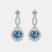 1 Carat Moissanite 925 Sterling Silver Earrings