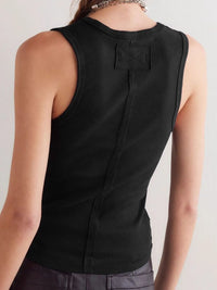 Solid V-Neck Tank
