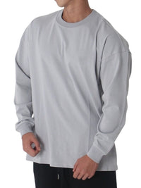 Men's Plus Size Round Neck Long Sleeve T-Shirt