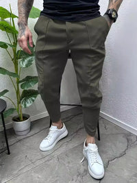 Men's Full Size Pockets Joggers Plus Size