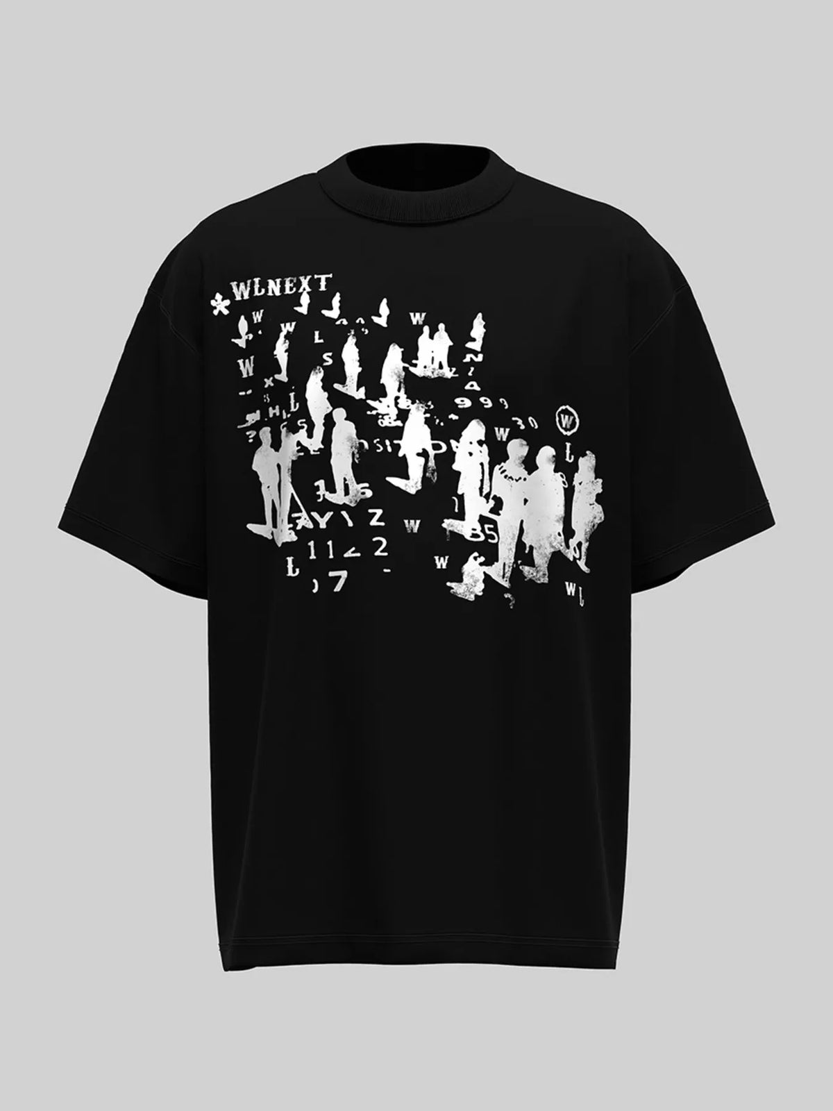 Men's Graphic Round Neck Short Sleeve T-Shirt