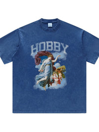 Men's Graphic Round Neck Short Sleeve T-Shirt