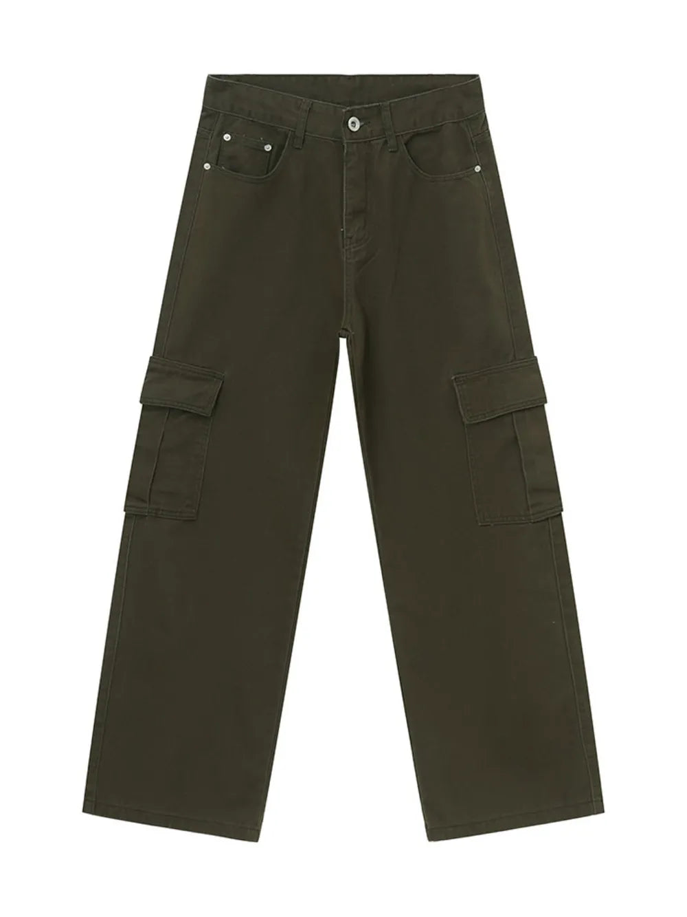 Wide Leg Cargo Jeans