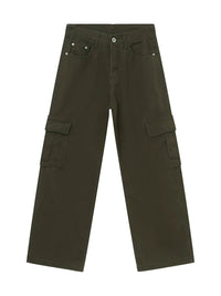Wide Leg Cargo Jeans