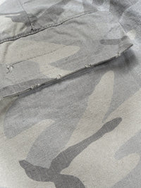 Men's Camouflage Pattern Denim Cargo Shorts