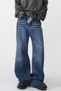 Wide Leg Jeans with Pockets