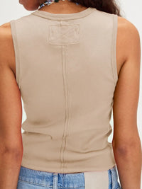 Solid V-Neck Tank