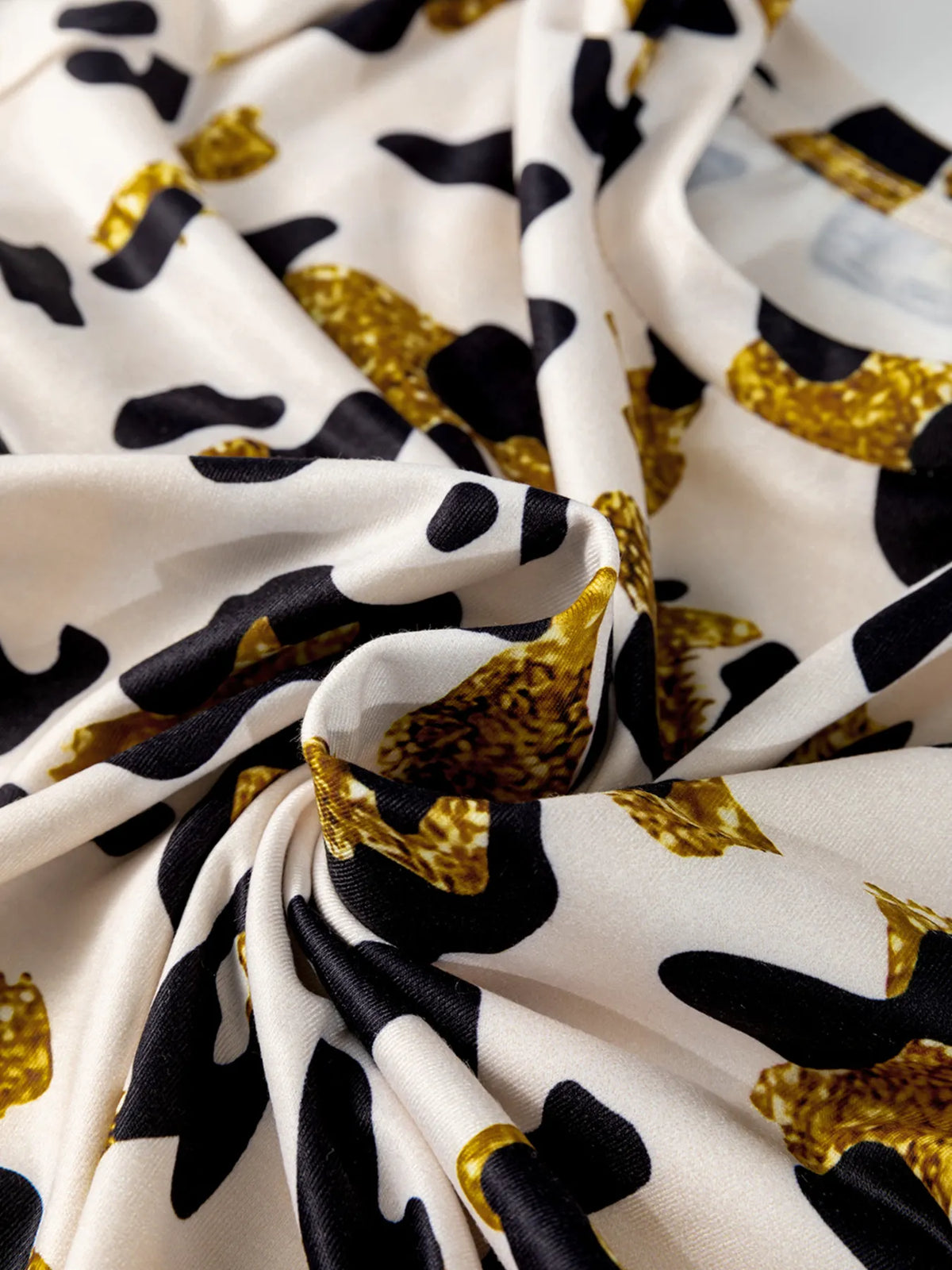 Leopard Print Short Sleeve T-Shirt