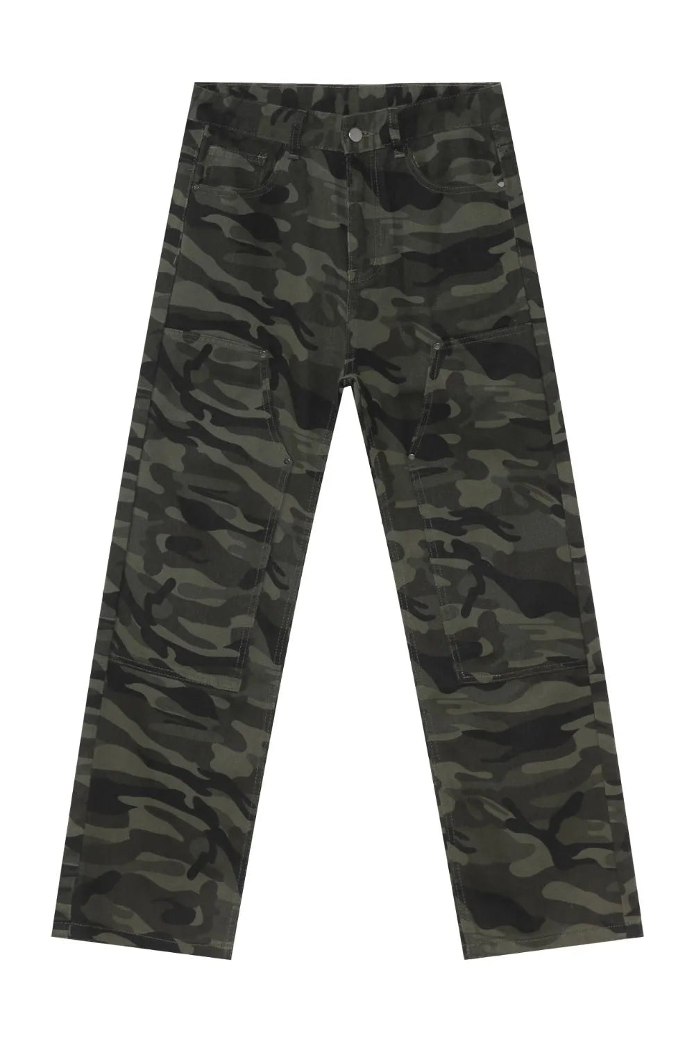 Men's Camouflage Straight Leg Cargo Jeans