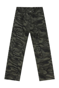 Men's Camouflage Straight Leg Cargo Jeans