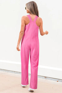 Sleeveless Wide-Leg Jumpsuit