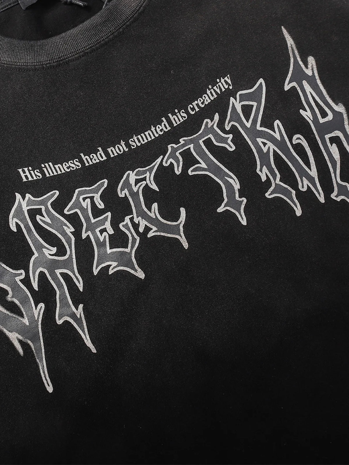 Men's Letter Graphic Round Neck T-Shirt