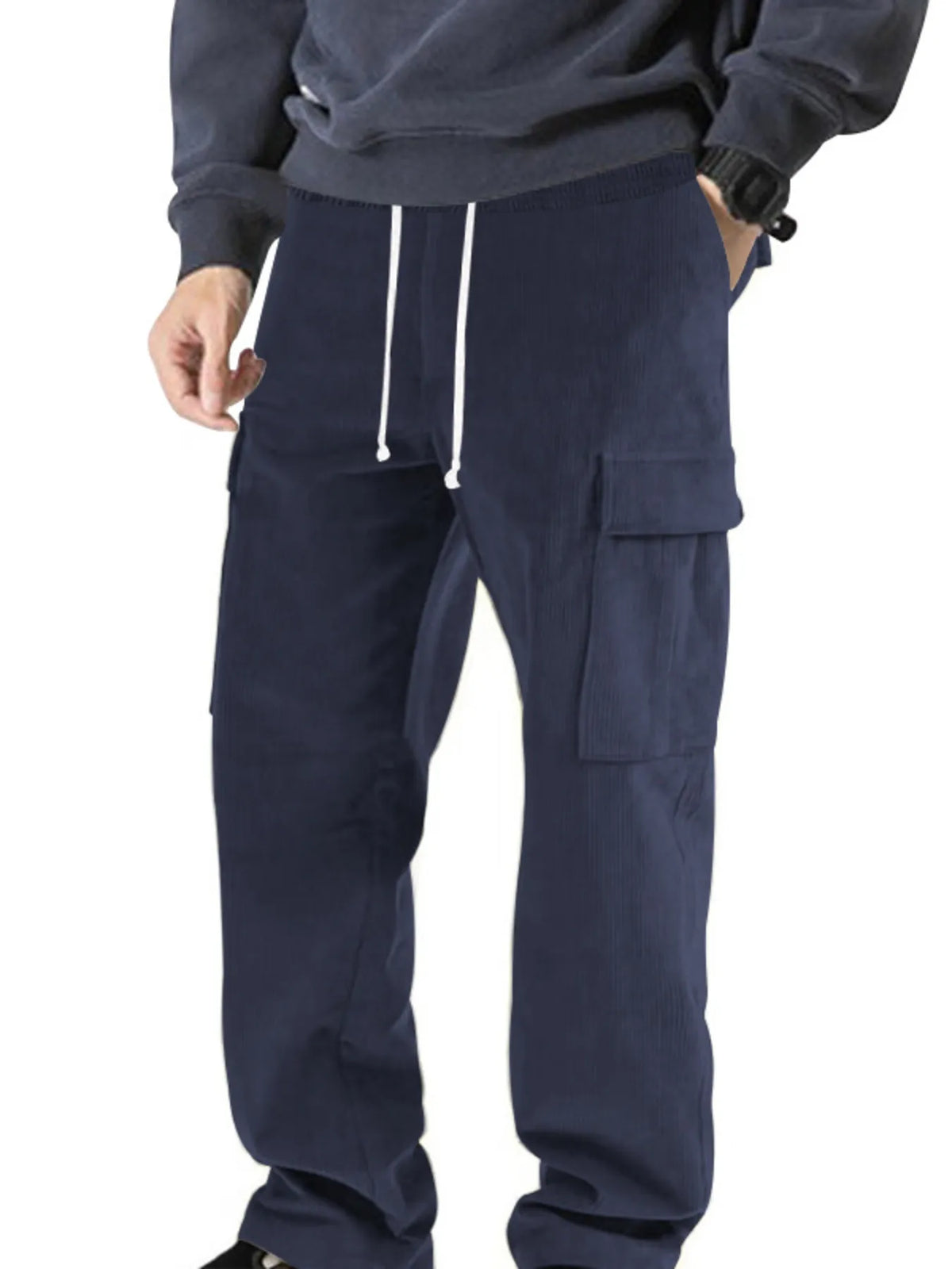 Men's Full Size Drawstring Jogger Pants Plus Size
