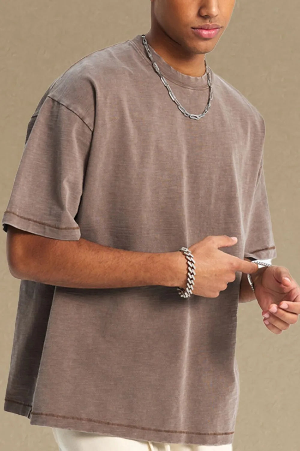 Men's Round Neck Half Sleeve T-Shirt