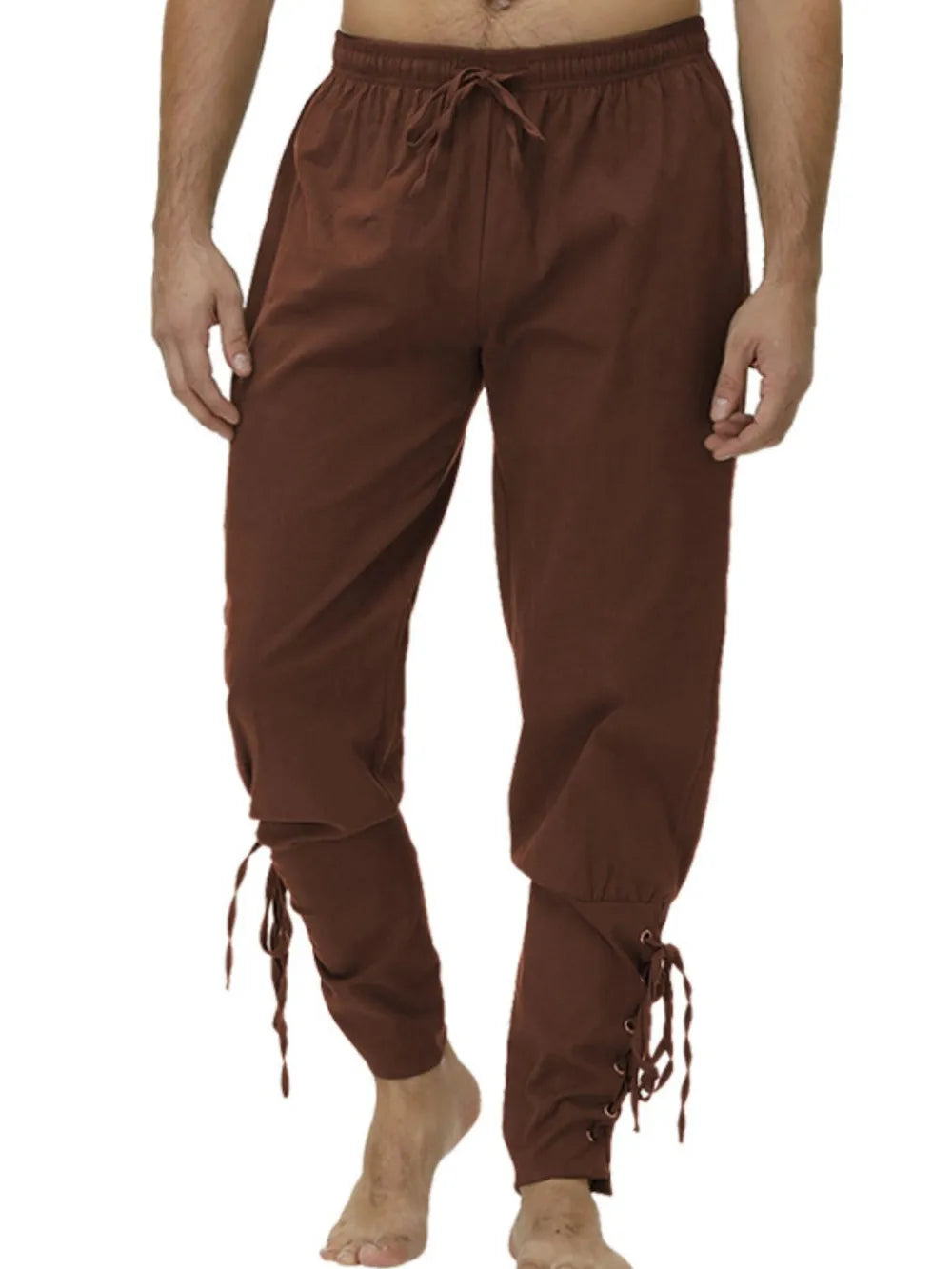 Men's Full Size Drawstring Joggers Plus Size