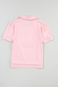 Johnny Collar Short Sleeve T-shirt