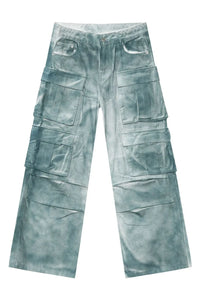 Men's Tie-Dye Cargo Jeans