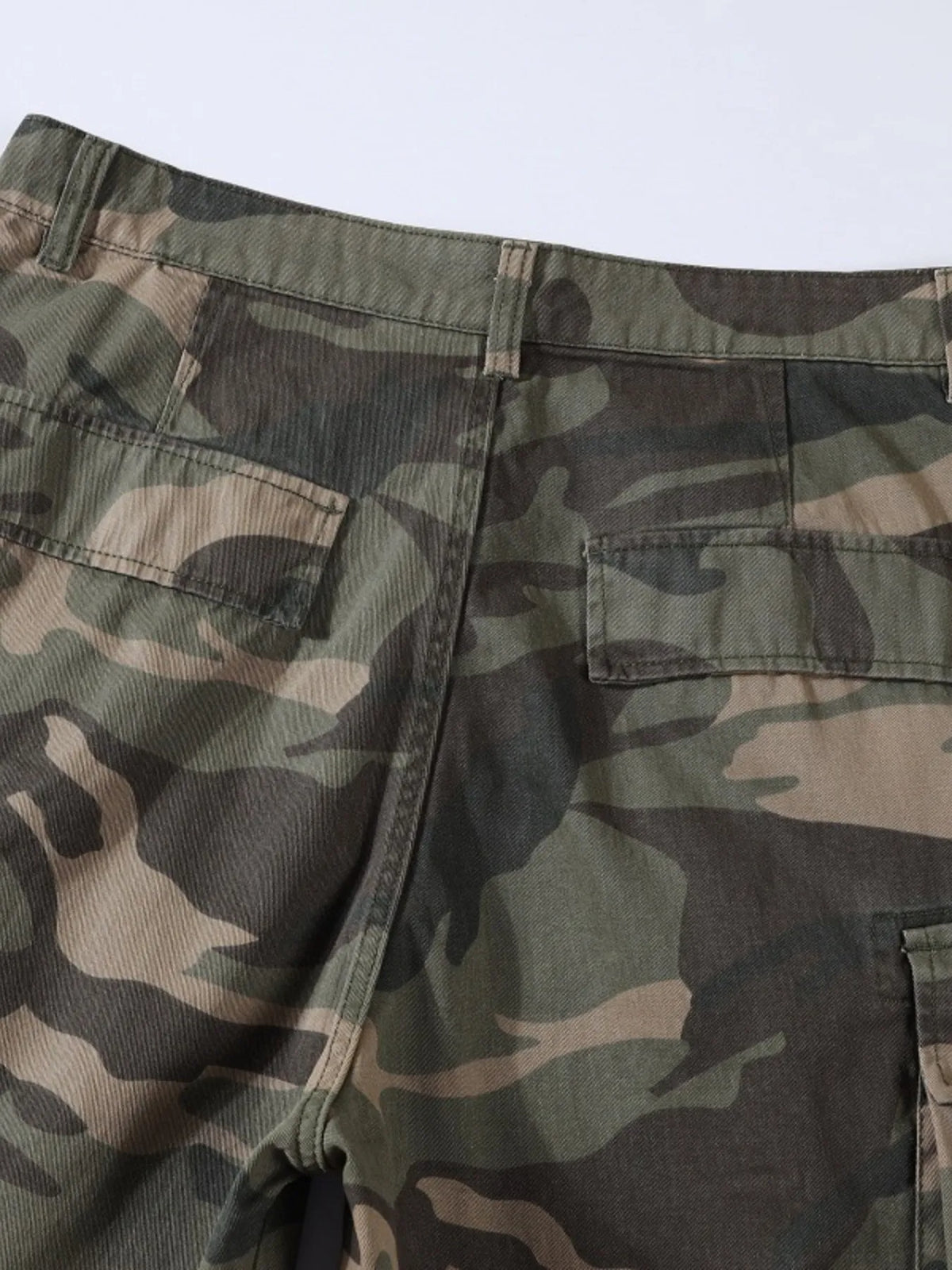 Men's Full Size Camouflage Cargo Shorts Plus Size