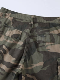 Men's Full Size Camouflage Cargo Shorts Plus Size