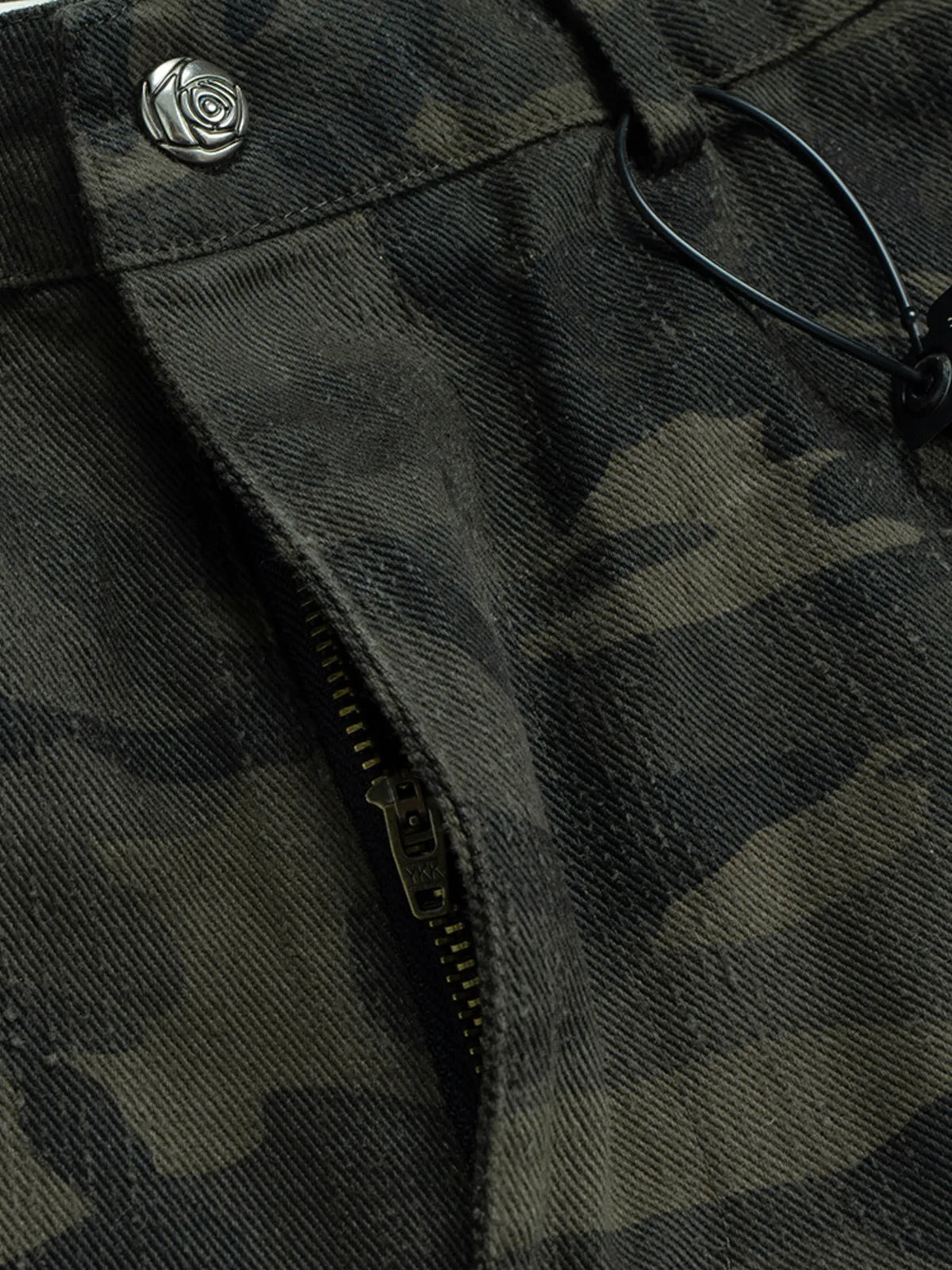 Men's Camouflage Cargo Denim Shorts