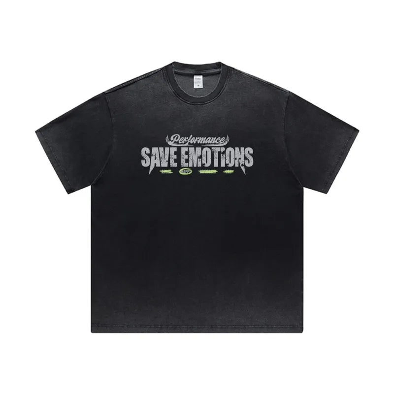 Men's Graphic Round Neck Short Sleeve T-Shirt