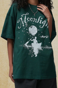 Men's Graphic Round Neck Half Sleeve T-Shirt