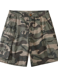 Men's Full Size Camouflage Cargo Shorts Plus Size